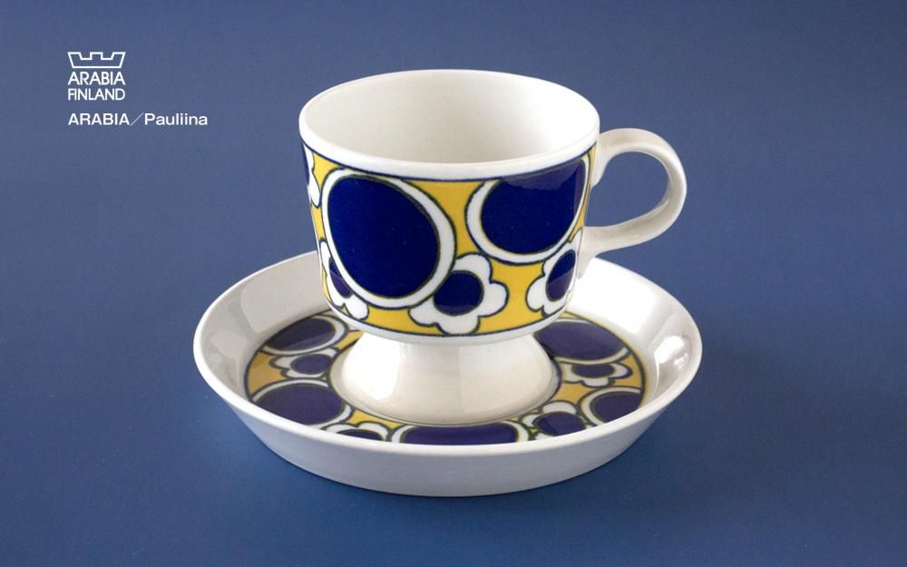 アラビアARABIA ビンテージ6点セットA アプリコーシ ARABIA アラビア Arctica 6枚セット ARABIA アラビア Arctica 6枚