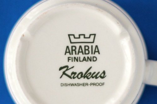 ARABIA Krokus アラビア クロッカス コーヒーカップ＆ソーサー