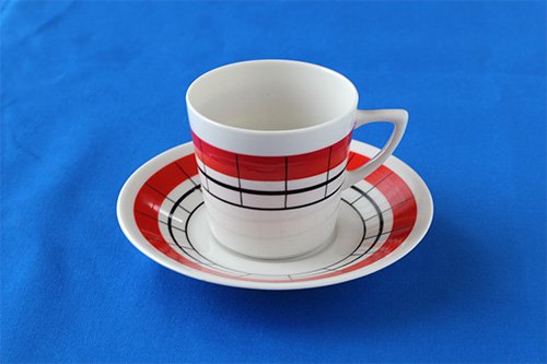 ARABIA Verkko アラビア ヴェルッコ コーヒーカップ＆ソーサー（ヴィンテージ Vintage / Hand-Painted）Esteri  Tomula エステリ・トムラ - ポーランド陶器・食器専門店ツェラミカ