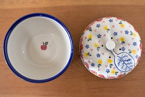 VENA」りんごポット【りんご×はりねずみ】 - ポーランド陶器・食器専門 