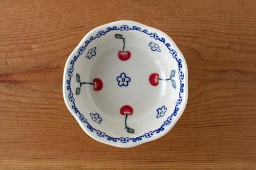 VENA」アイスクリームカップ【さくらんぼ】 - ポーランド陶器