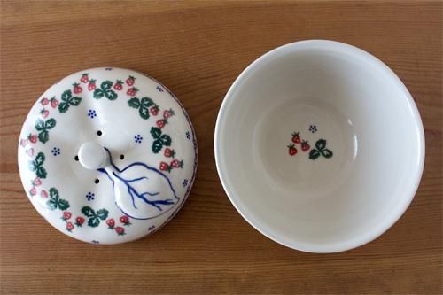 VENA」りんごポット【青の花束】 - ポーランド陶器・食器専門店