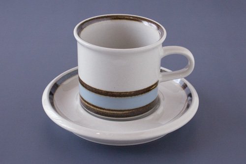 ARABIA Suvanto アラビア スヴァント コーヒーカップ＆ソーサー（Vintage）※コーヒーカップh:6.5cm -  ポーランド陶器・食器専門店ツェラミカ