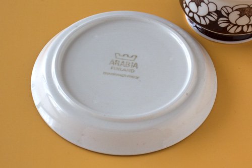 ARABIA Katrilli アラビア カトリーリ デミタスカップ＆ソーサー（Vintage） - ポーランド陶器・食器専門店ツェラミカ