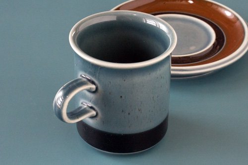 ARABIA Meri アラビア メリ コーヒーカップ＆ソーサー（Vintage）※コーヒーカップh:7.7cm -  ポーランド陶器・食器専門店ツェラミカ