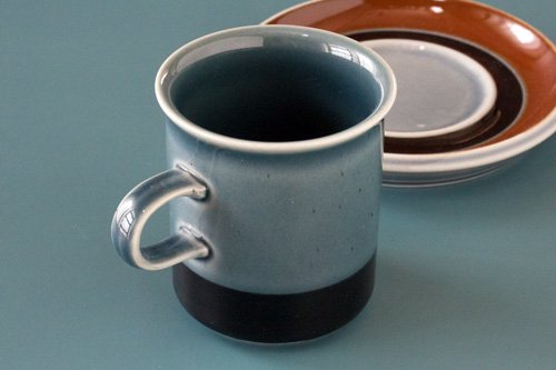 ARABIA Meri アラビア メリ コーヒーカップ＆ソーサー（Vintage）※コーヒーカップh:7.7cm -  ポーランド陶器・食器専門店ツェラミカ