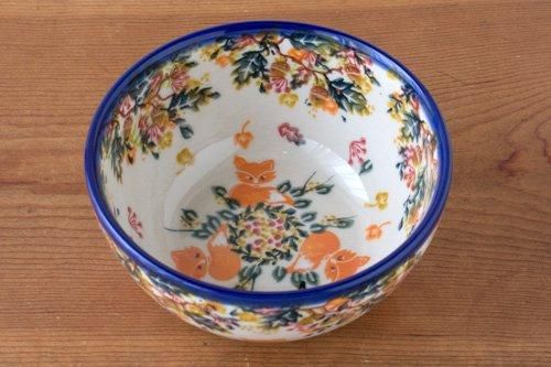 入園入学祝い VENA」ヴィーナス・ボウル13cm【きつね×どんぐり】 - ポーランド 食器