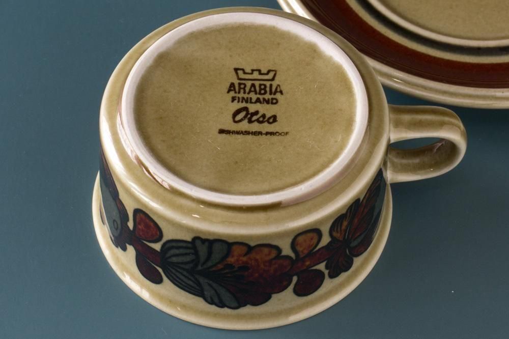 ARABIA Otso アラビア オトソ ティーカップ＆ソーサー（Vintage