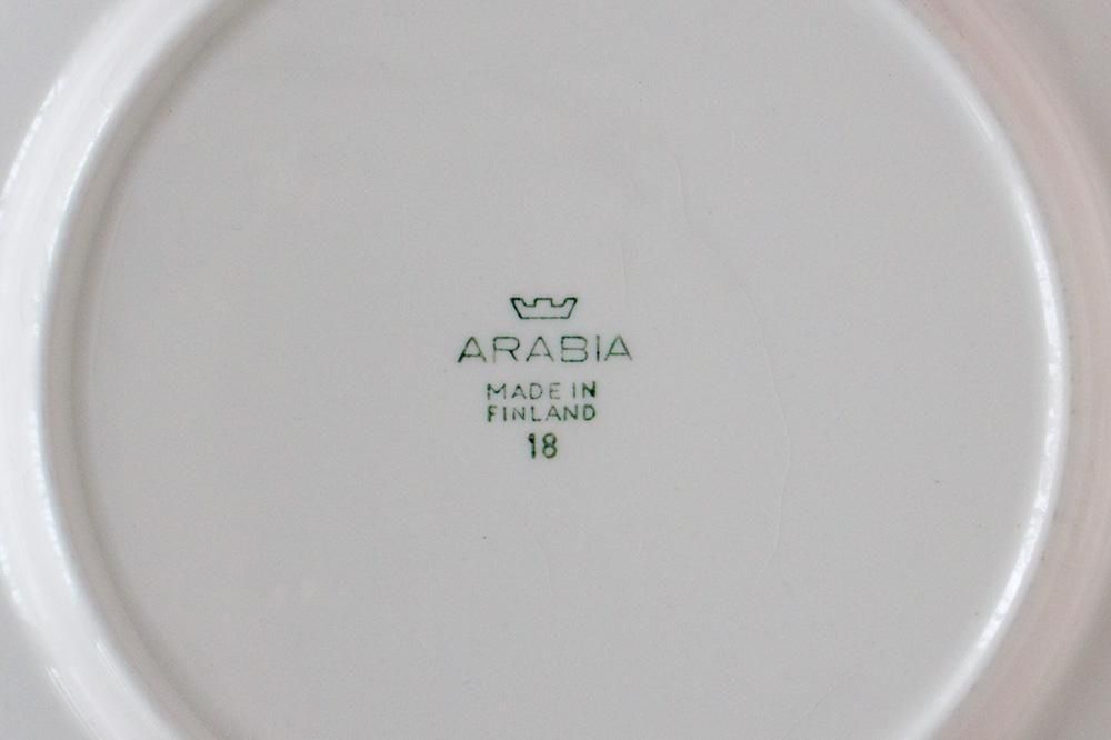 アラビア　フェニカ　17cmプレート×４枚セット アラビア フェニカ 17cmプレート×4枚セット ARABIA - アラビア