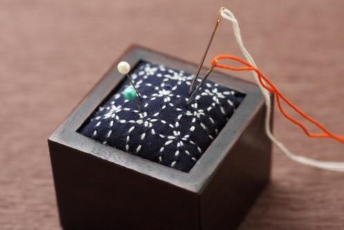 大槌刺し子×Iwayadocraft 針山 (七宝)