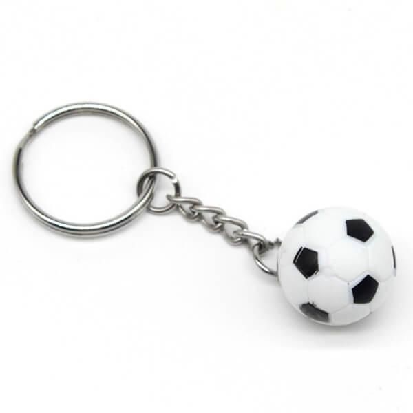 サッカーグッズ アクセサリー ミニサッカーボールキーホルダー 白黒 サッカーグッズ アクセサリー ミニサッカーボールキーホルダー 白黒