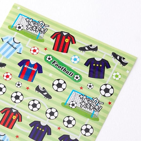 サッカーグッズ グラシアスオリジナル はがきサイズのサッカーシール サッカーグッズ グラシアスオリジナル はがきサイズのサッカーシール