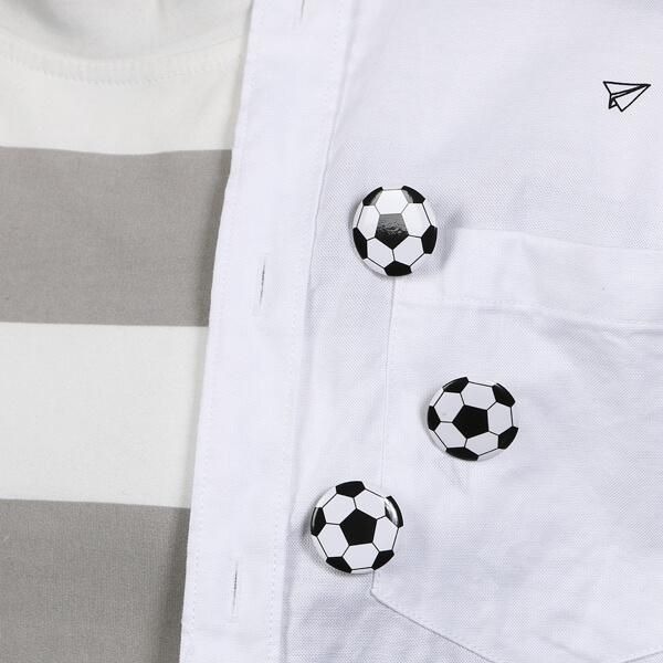 サッカーボールグッズ 雑貨 オリジナルサッカーボール缶バッチ ミニサイズ サッカーボールグッズ 雑貨 オリジナルサッカーボール缶バッチ ミニサイズ