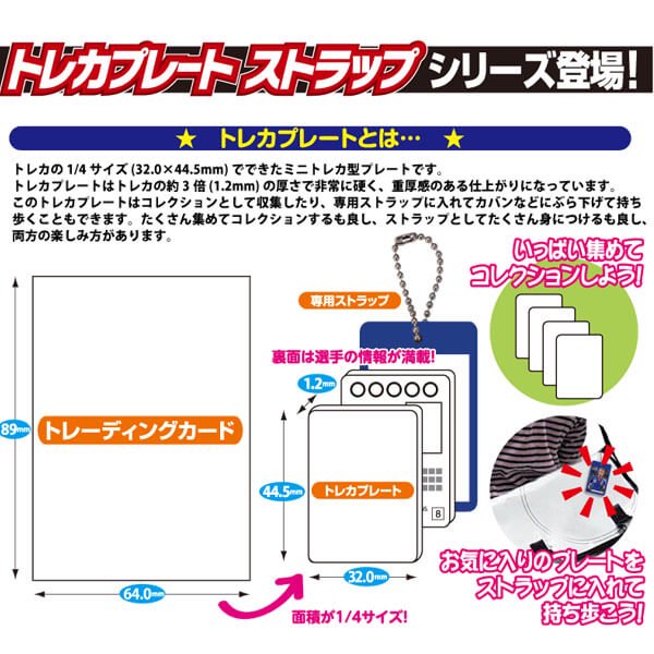 サッカーグッズ・雑貨　サッカー日本代表グッズ　トレカプレートストラップ