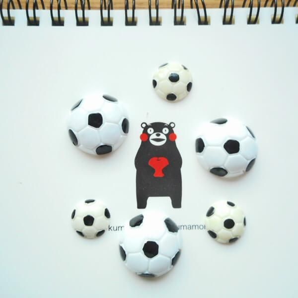 サッカーグッズ 雑貨 diyデコパーツ ミニサッカーボール 1個 サッカーグッズ 雑貨 diyデコパーツ ミニサッカーボール 1個