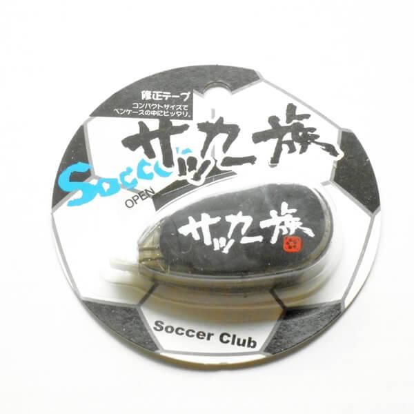 サッカーグッズ 雑貨 サッカー族 文字入り コンパクト修正テープ サッカーグッズ 雑貨 サッカー族 文字入り コンパクト修正テープ