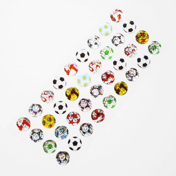 サッカーグッズ 雑貨 クリスタルシール ホログラム サッカーボール サッカーグッズ 雑貨 クリスタルシール ホログラム サッカーボール