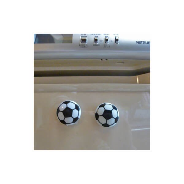サッカーボール型のマグネット素材プラスチック
