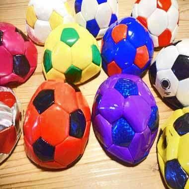 サッカーボールグッズ カラフルサッカーボール かわいい２号球