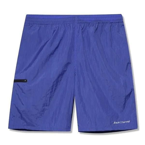  -Back Channel-OFFICIAL LOGO NYLON SHORTS (PURPLE )