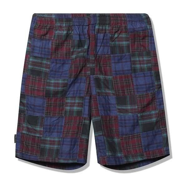  -Back Channel-PATCH WORK EASY SHORTS (RED)