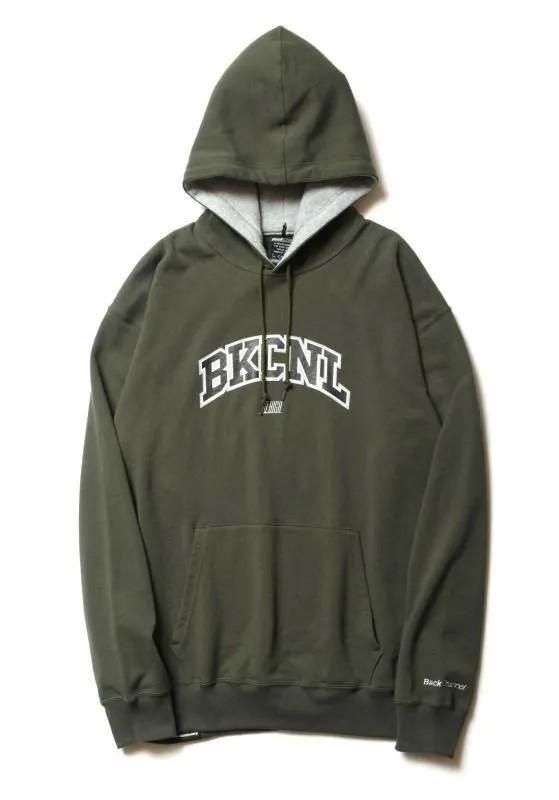  -Back Channel-COLLEGE LOGO PULLOVER PARKA (O.D)