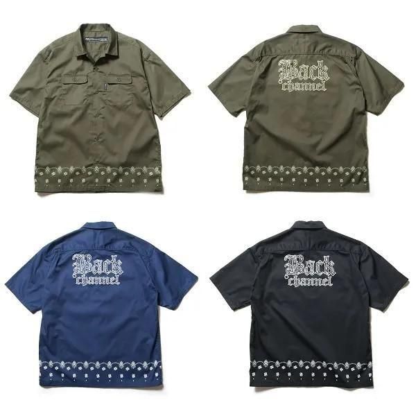  Back Channel WORK HALF SLEEVE SHIRT