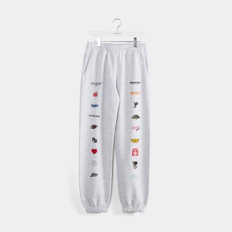  APPLEBUM / LOGO SWEAT PANTS (Ash)