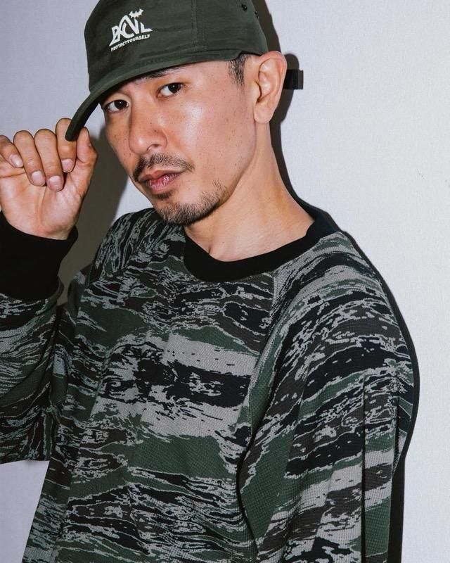 バックチャンネル クールマックス サーマル スウェット ロンT カーキカモ Back Channel / COOLMAX THERMAL SWEATSHIRT (O.D. CAMO