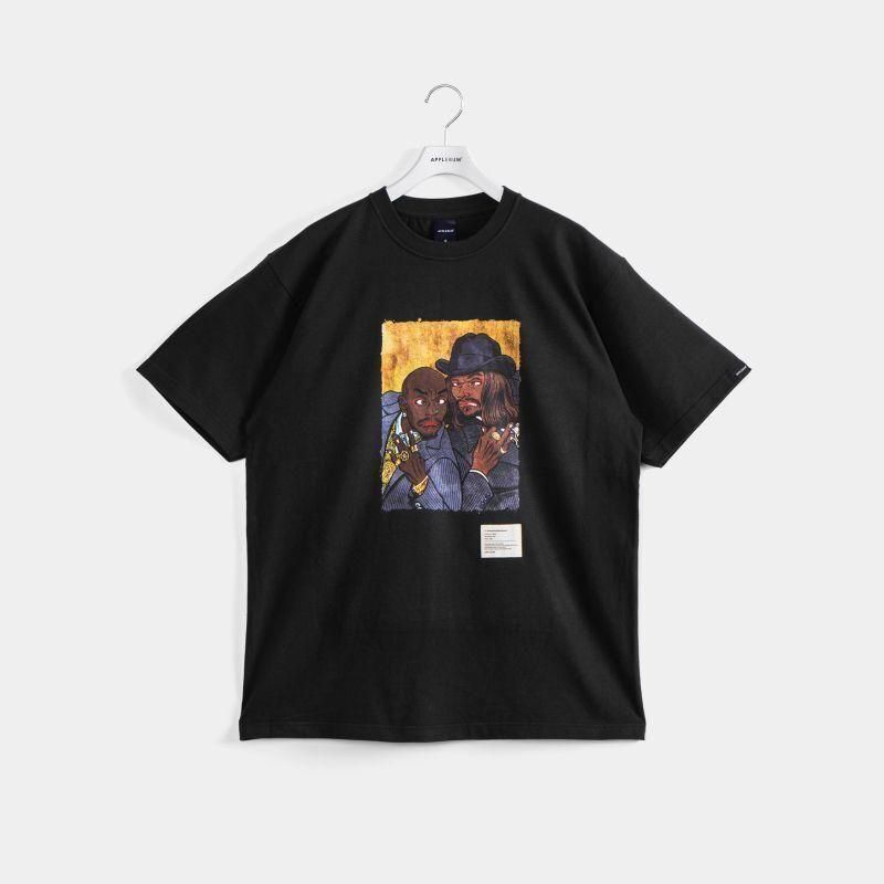  APPLEBUM / 2 Of Amerikaz Most Wanted T-shirt (Smoke Black)
