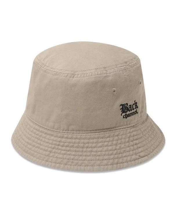 Back Channel / DOWN BRIM BUCKET HAT (BEIGE)