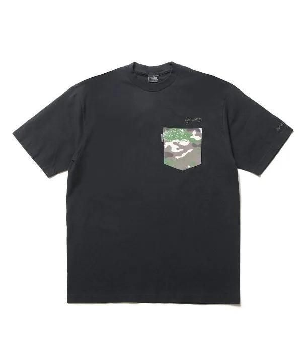 Back Channel / Prillmal POCKET TEE (BLACK)