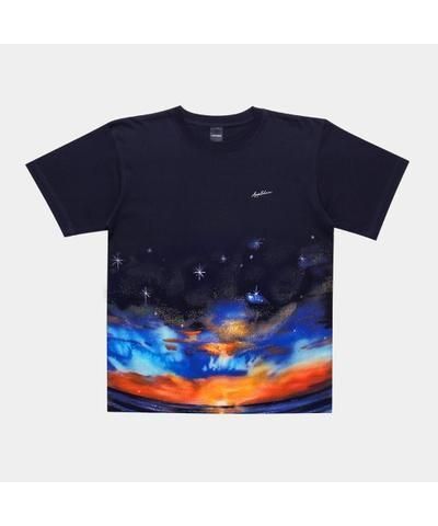APPLEBUM / "Summer Madness Remix" T-shirt 6.2oz (NAVY)

