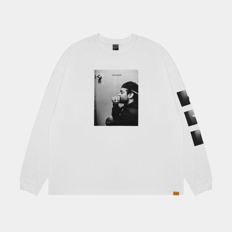 APPLEBUM / JJ L/S T-shirt [White]