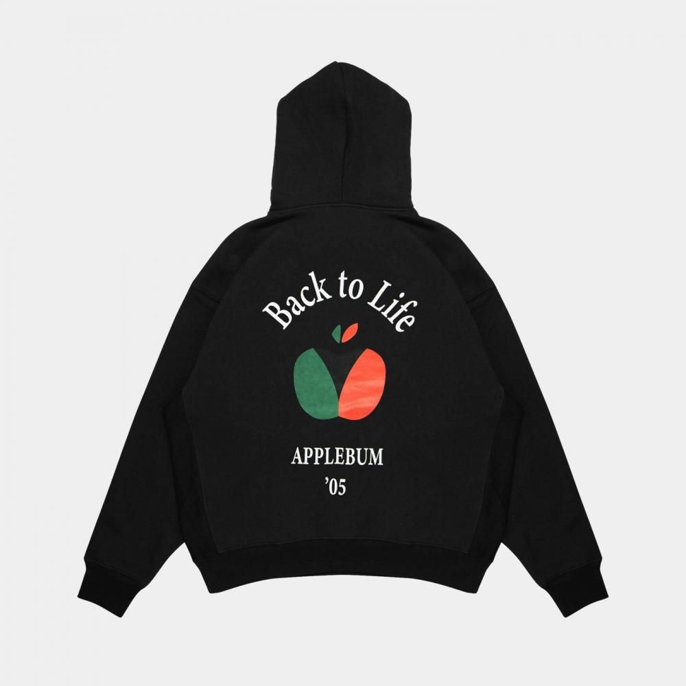 APPLEBUM / Back to School Sweat Parka (Black)