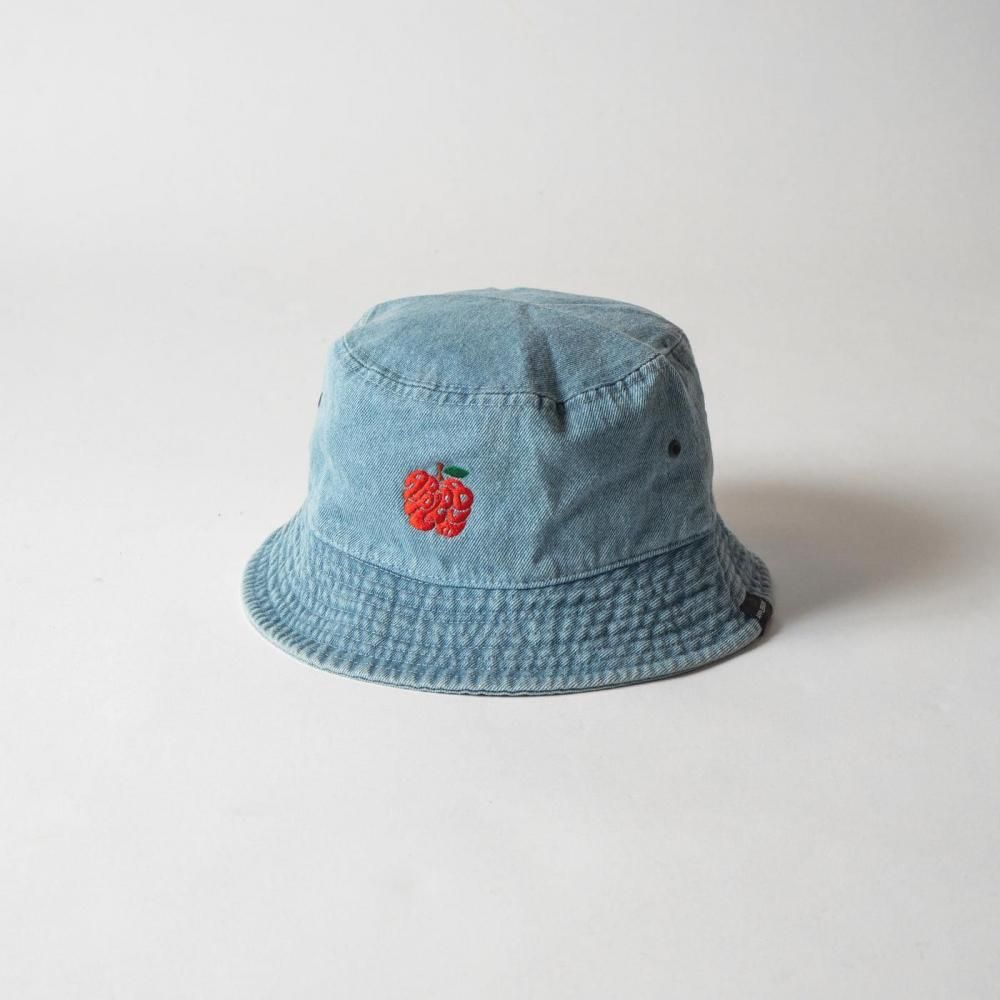 APPLEBUM / Apple Logo" Denim Bucket Hat (L.Blue)