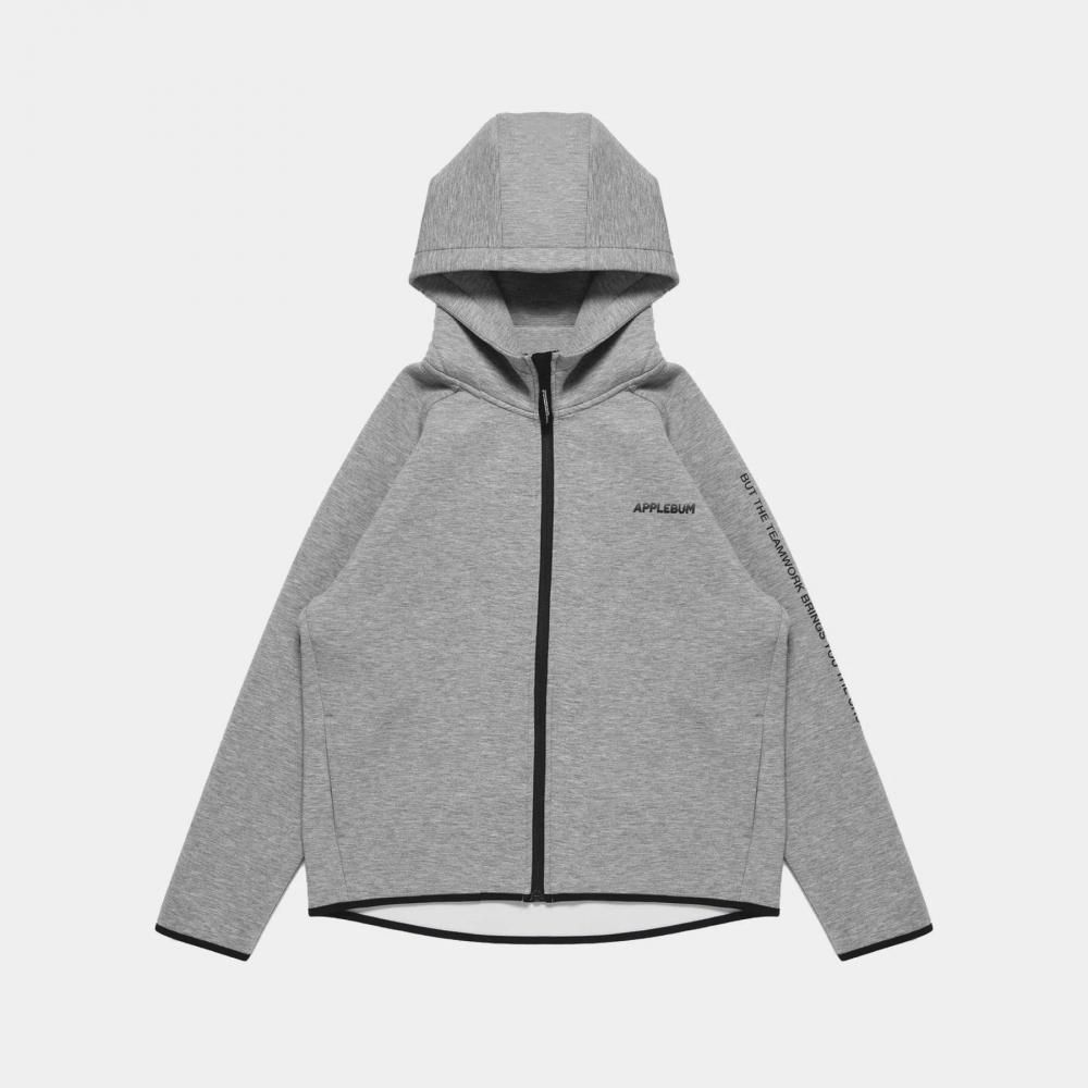 APPLEBUM / Double Knit Zip Up Parka [H.Gray]