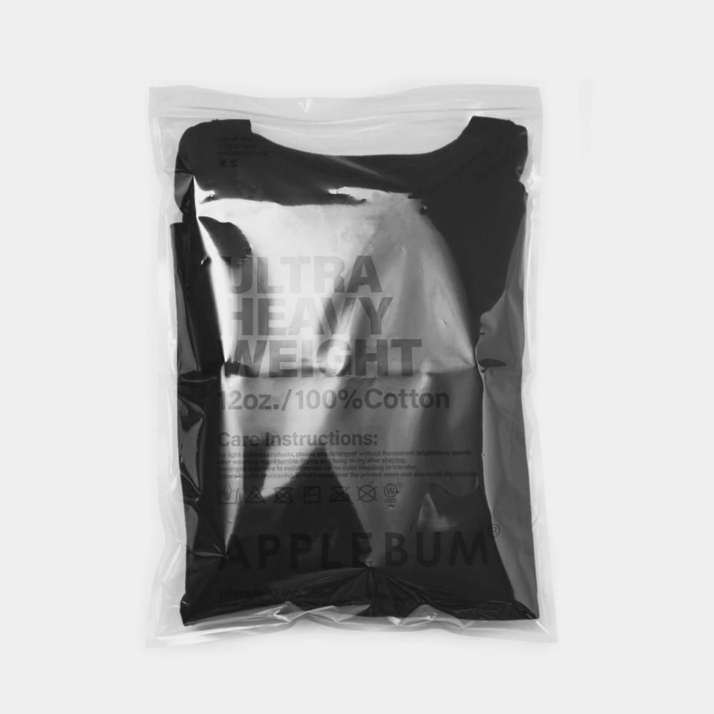APPLEBUM / Ultra Heavyweight Blank T-shirt 12oz (Black)
