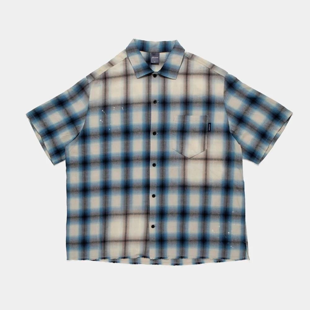 APPLEBUM / Ombre Check Damage S/S Shirt