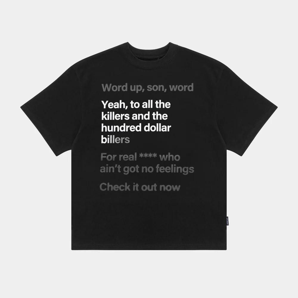 APPLEBUM / Infamous Intro T-shirt 12oz (Black)