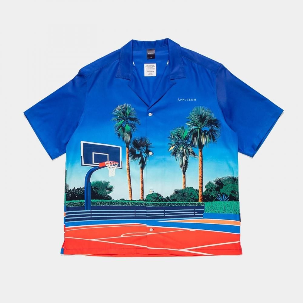 APPLEBUM / Palm Basketball Court Aloha Shirt