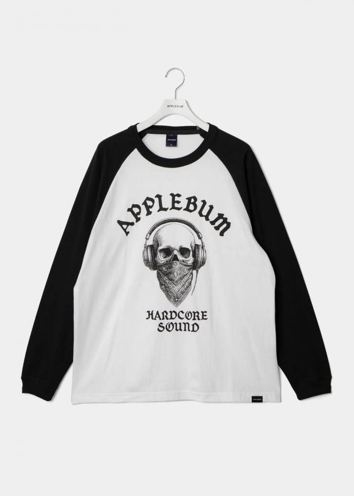 APPLEBUM / HARDCORE SOUND Raglan L/S T-shirt