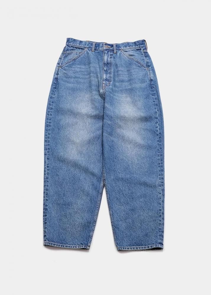 APPLEBUM / Selena Wide Tapered Denim Pants (Damage)