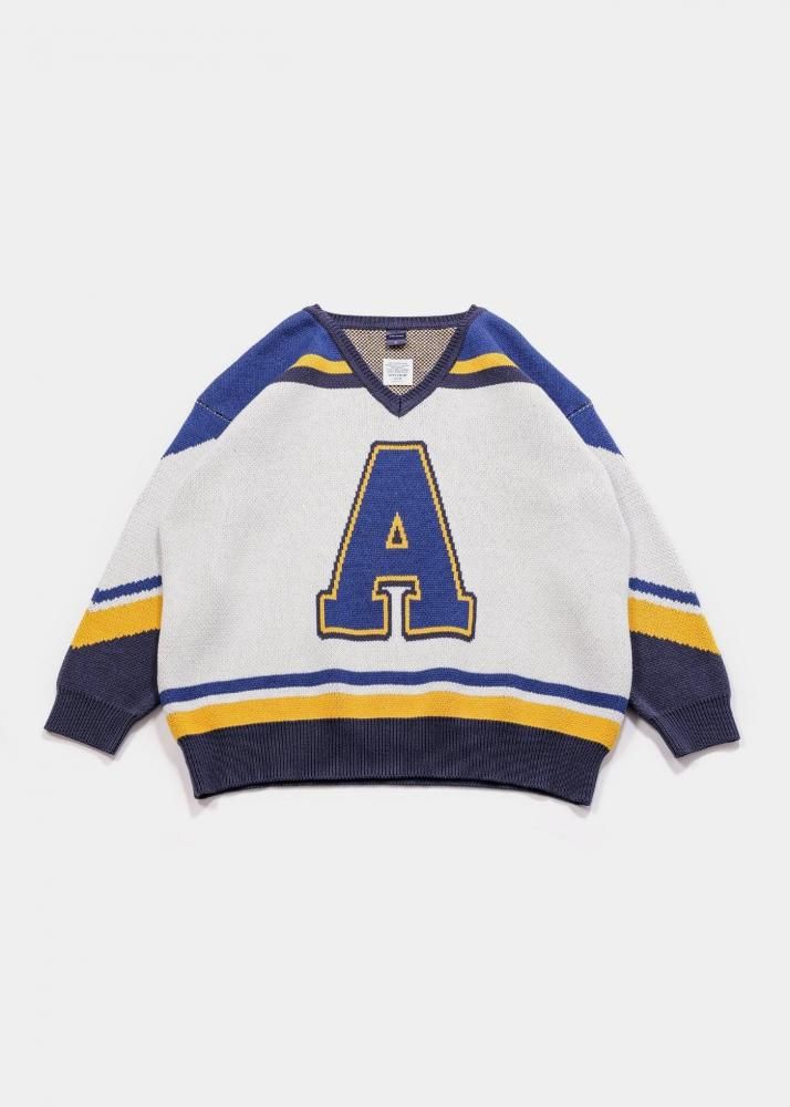 APPLEBUM / Hockey Jerseys Knit Sweater