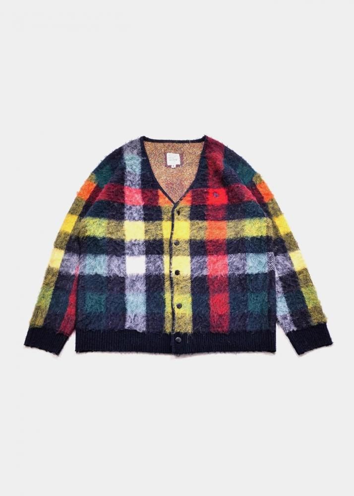 APPLEBUM / Check Knit Cardigan
