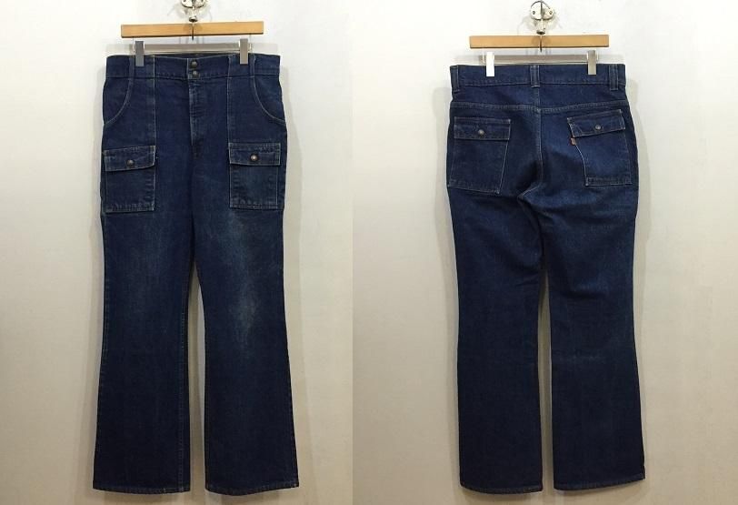 70sリーバイス ブッシュパンツ 濃紺 w38L32 - 大きいサイズ専門
