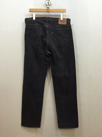 アメリカ製Levi's 501BLACKリーバイス先染めブラックデニムW33#2