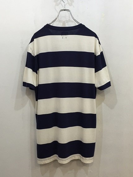 ＮＥＷ Ｊ.ＣＲＥＷ 白紺 太ボーダーＴシャツ XL - 大きいサイズ専門の