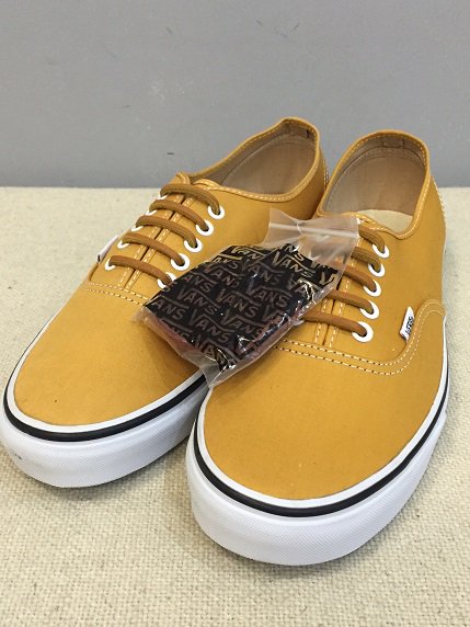 ＮＥＷ ＶＡＮＳ オーセンティック マスタード １１ - 大きいサイズ専門の古着屋 INDIGO TRAIL BIGSIZESTORE