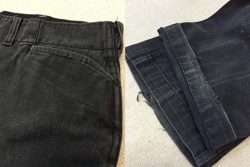 60sキャントバステム フリスコパンツ ALLCOTTON 黒